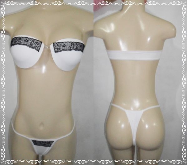 Conjunto de lingerie black&white