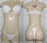 Conjunto de lingerie white butterfly