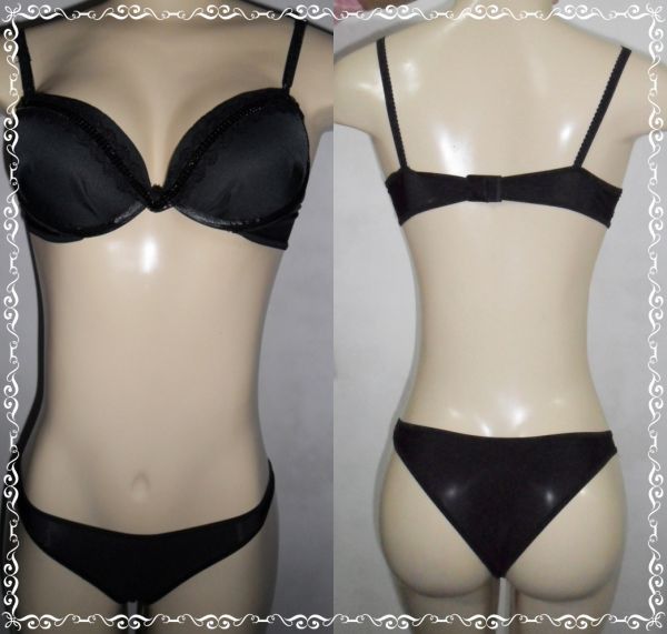 Conjunto de lingerie black lace